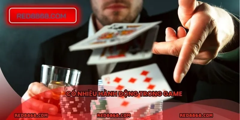 Có nhiều hành động trong game